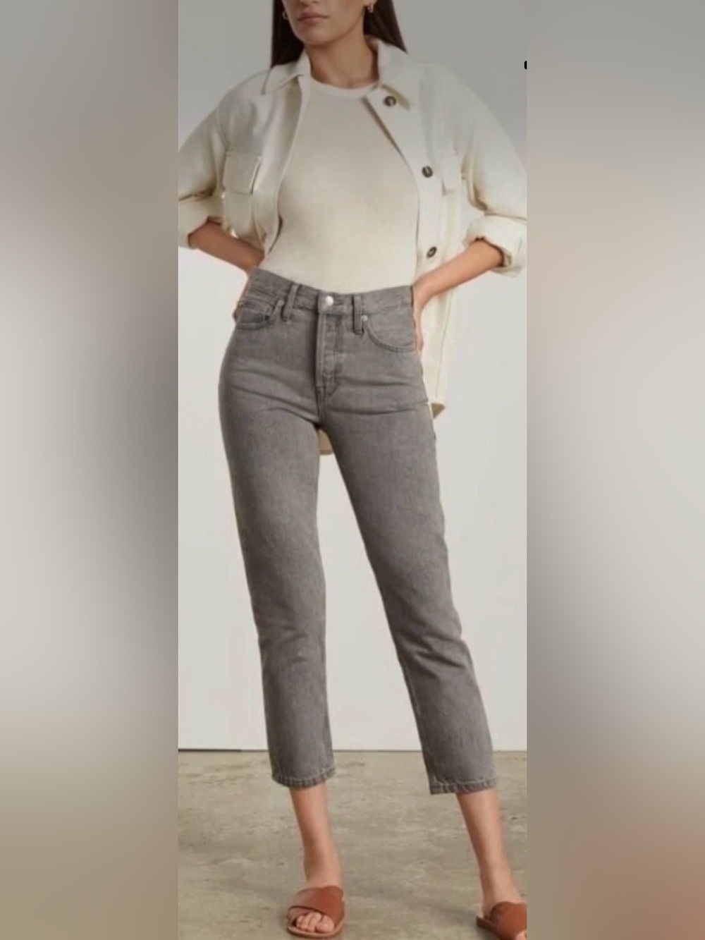 Everlane The 90’s Cheeky Organic Cotton Jeans - Cropped 26